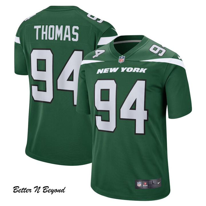 Men's New York Jets Solomon Thomas Nike Gotham Green Game Jersey