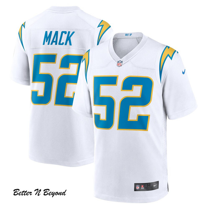 Men's Los Angeles Chargers Khalil Mack Nike White Game Jersey