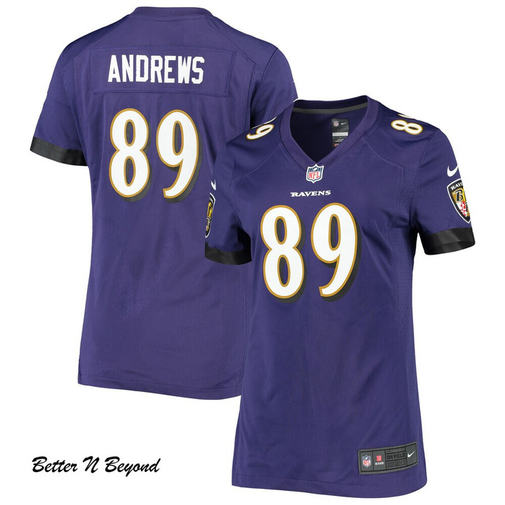 Women's Baltimore Ravens Mark Andrews Nike Purple Game Player Jersey