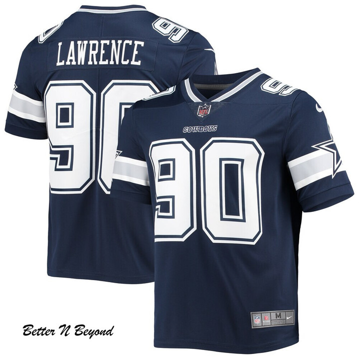 Men's Dallas Cowboys DeMarcus Lawrence Nike Navy Limited Jersey