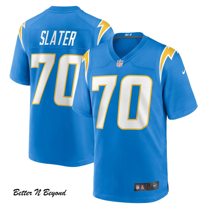 Men's Los Angeles Chargers Rashawn Slater Nike Powder Blue Game Jersey