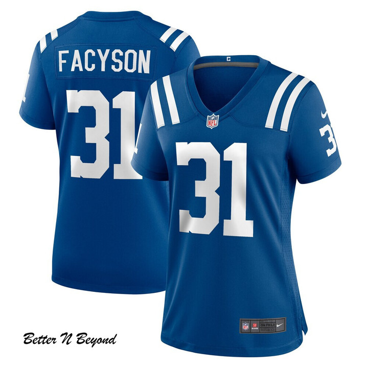 Women's Indianapolis Colts Brandon Facyson Nike Royal Player Game Jersey