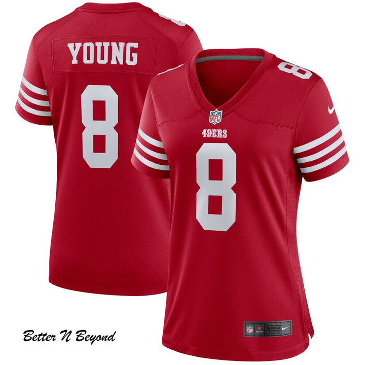 Women's San Francisco 49ers Steve Young Nike Scarlet Retired Player Game Jersey