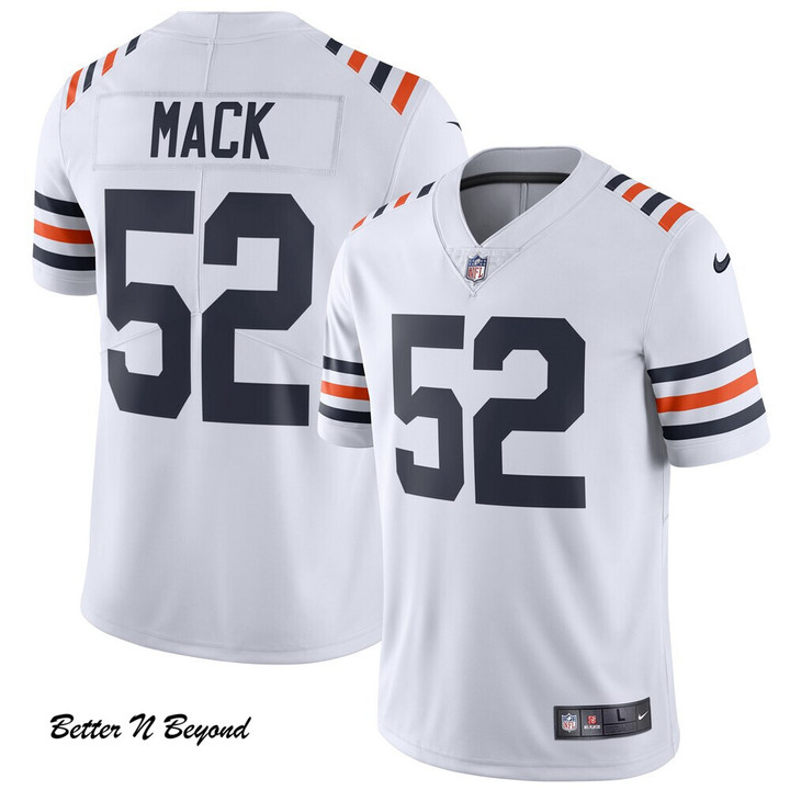 Men's Chicago Bears Khalil Mack Nike White 2019 Alternate Classic Vapor Limited Jersey
