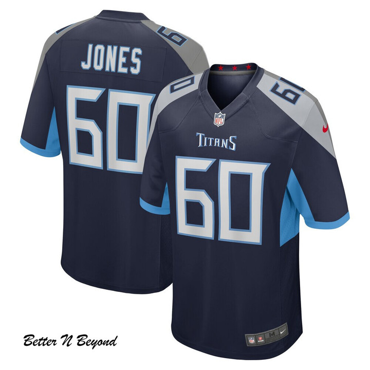 Men's Tennessee Titans Ben Jones Nike Navy Game Jersey