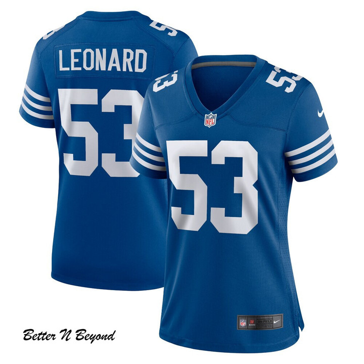 Women's Indianapolis Colts Darius Leonard Nike Royal Alternate Game Jersey