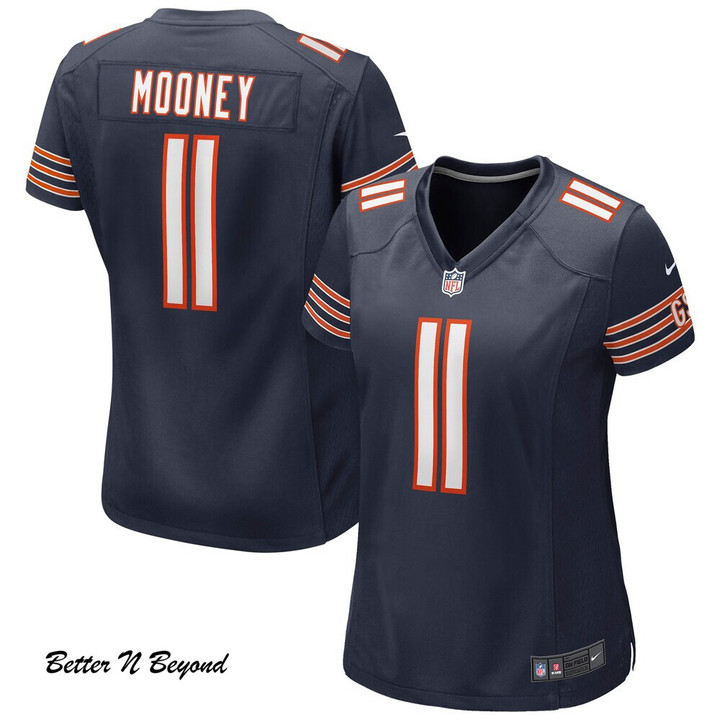 Women's Chicago Bears Darnell Mooney Nike Navy Game Jersey