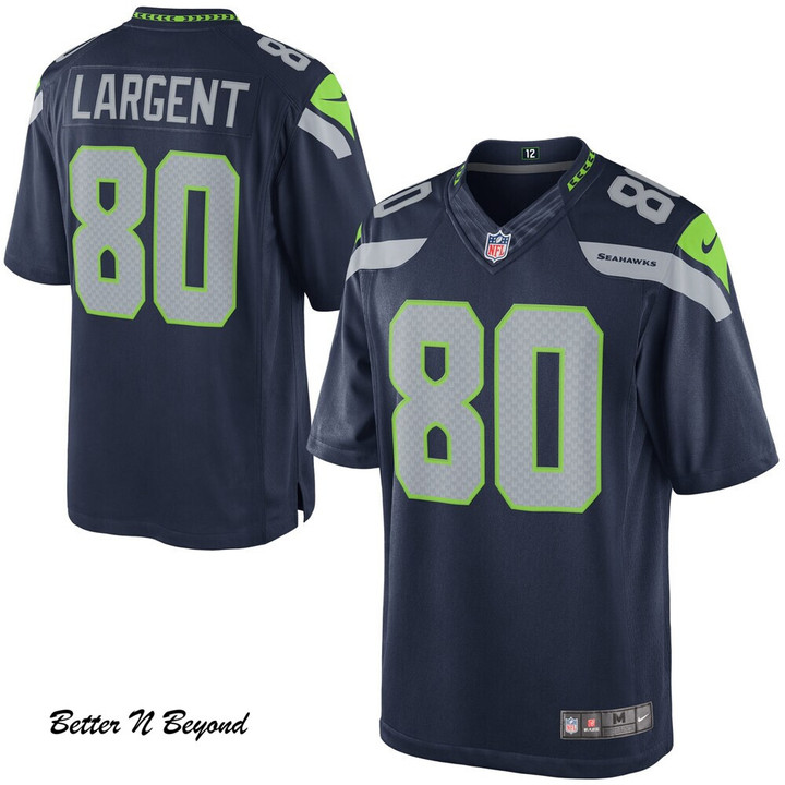 Mens Nike Steve Largent College Navy Seattle Seahawks Retired Player Limited Jersey