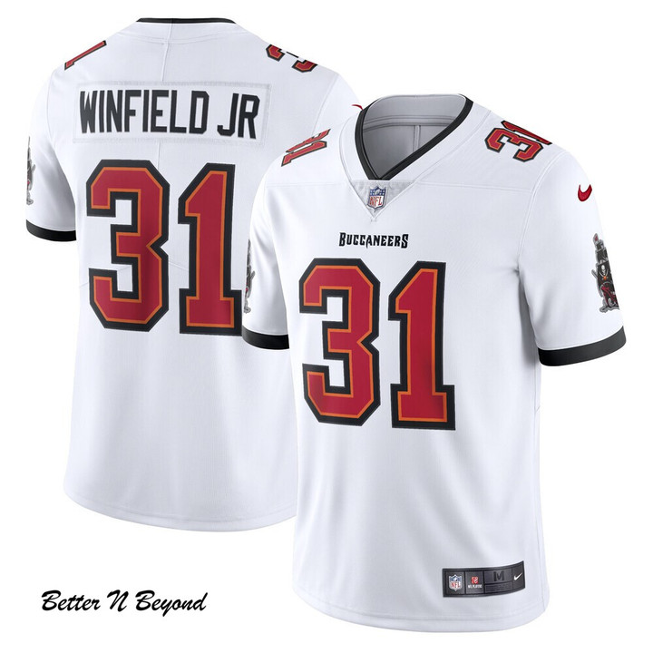 Men's Tampa Bay Buccaneers Antoine Winfield Nike White Vapor Limited Player Jersey