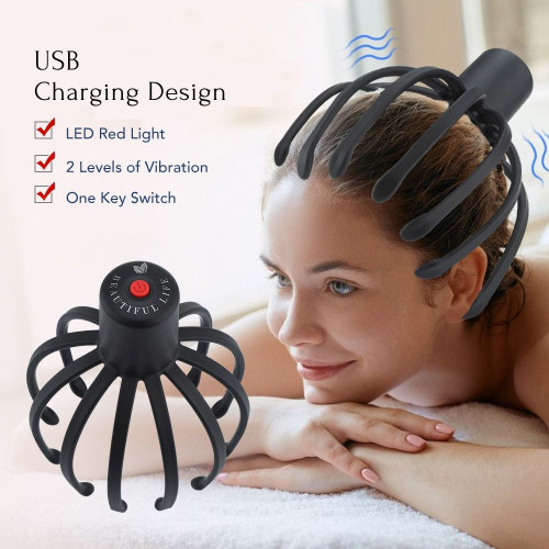 Electric Rechargeable Scalp Massager