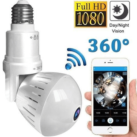 ⭐️ WiFi Light Bulb Security Camera