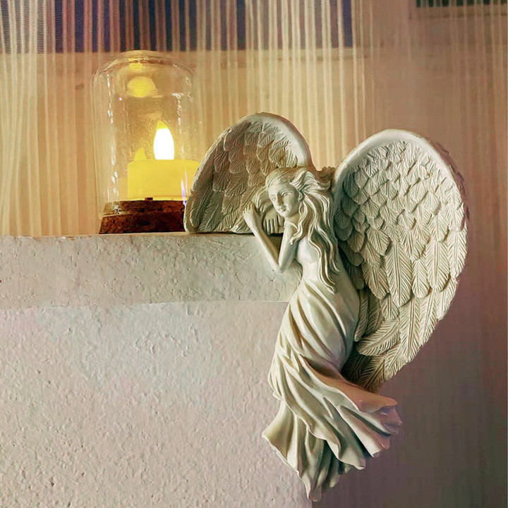 Door Frame Angel Wing Sculpture Retro ❤️Happy Mother's Day Sale❤️