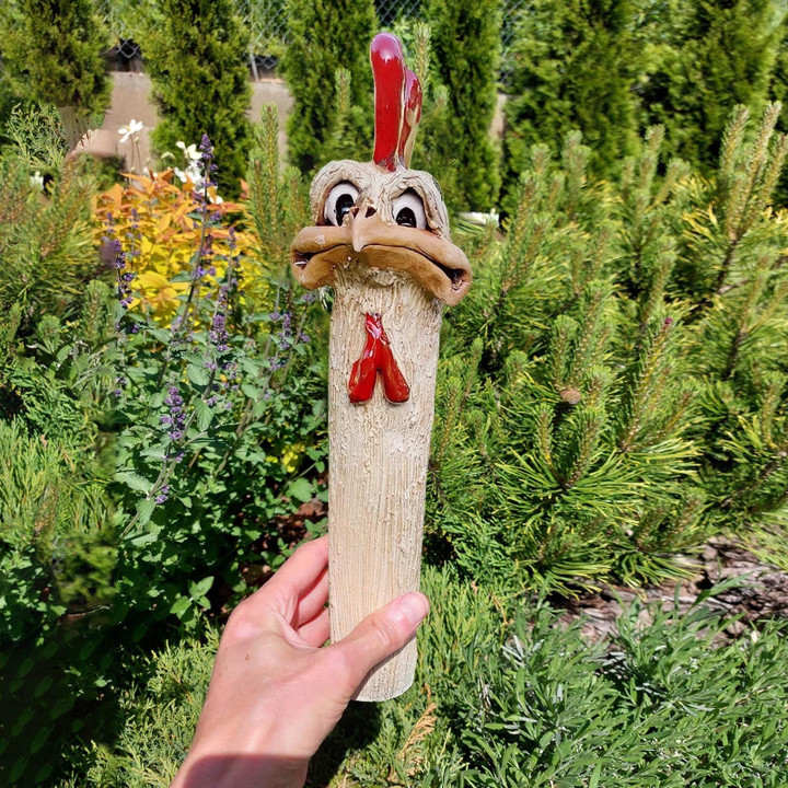 Funny Hidden Chickens Garden Decoration