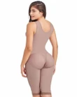Women Shapewear Full Body Shaper Tummy Control Fajas Front Closure Weight Loss Postpartum Bodysuit With Adjustable Hook And Eye & Open Crotch