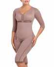 Bodyshaper For Women Long Sleeve Tummy Control Breast Support Side Zipper Long Bodysuit Shapewear