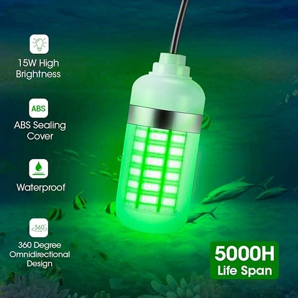 50% OFF-LED Underwater Night Fishing Light (108 LED Lights)