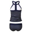 Halter Striped Tankini Set 🔥50% OFF - LIMITED TIME ONLY🔥