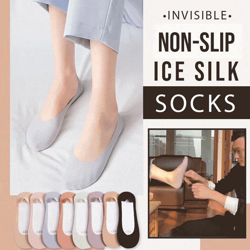 Invisible Non-slip Ice Silk Socks 🔥HOT SALE 50% OFF🔥