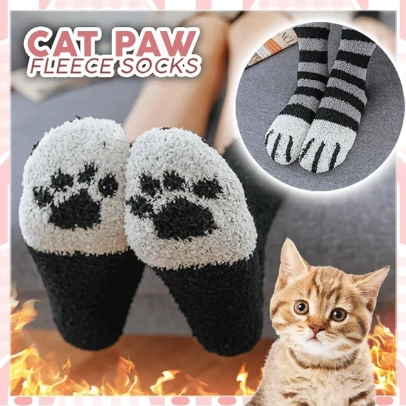 🎁 Cute Cat Claw Socks