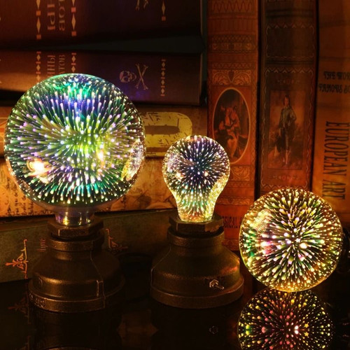 3D Firework Light Bulb