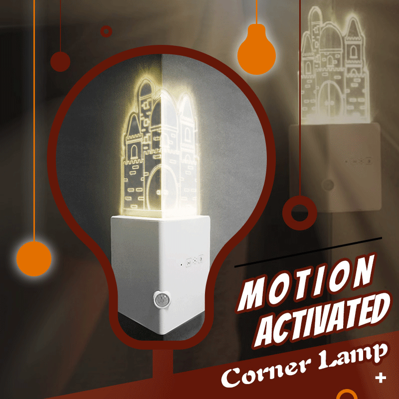 Motion Activated Corner Lamp