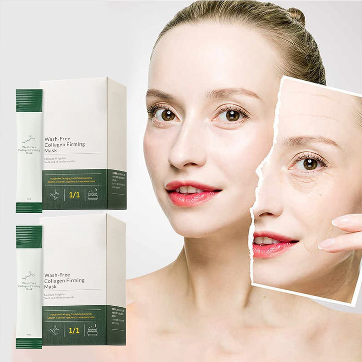 [1 Box - 20PCS] Wash - Free Collagen Firming Mask