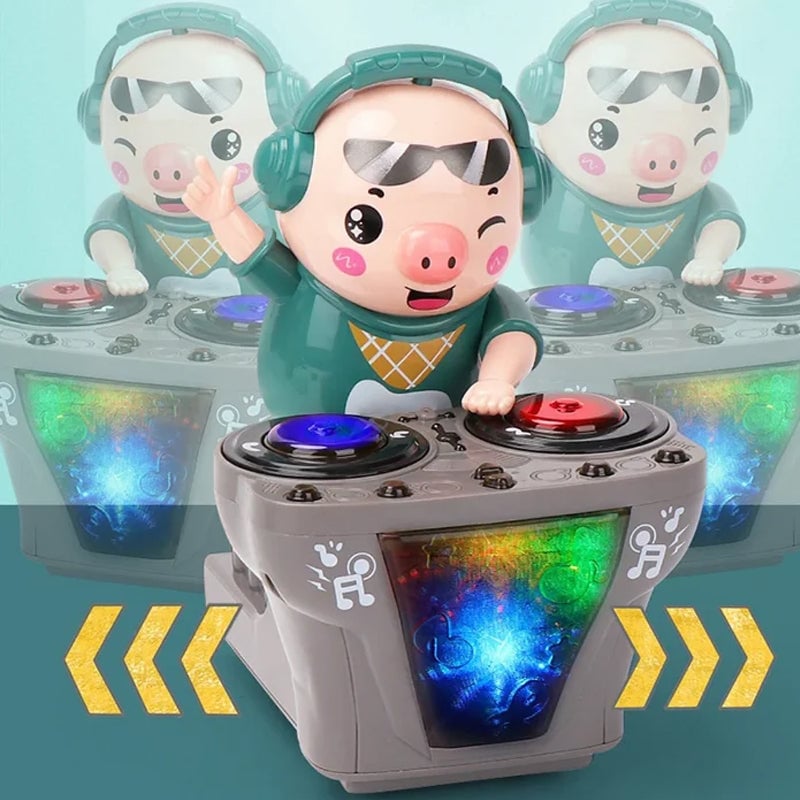 DJ Swinging Piggy Toy - Dollme