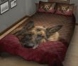 Adorable German Shepherd Quilt Bedding Set