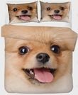 3D Pomeranian Bedding Set Bed Sheets Spread Comforter Duvet Cover Bedding Sets
