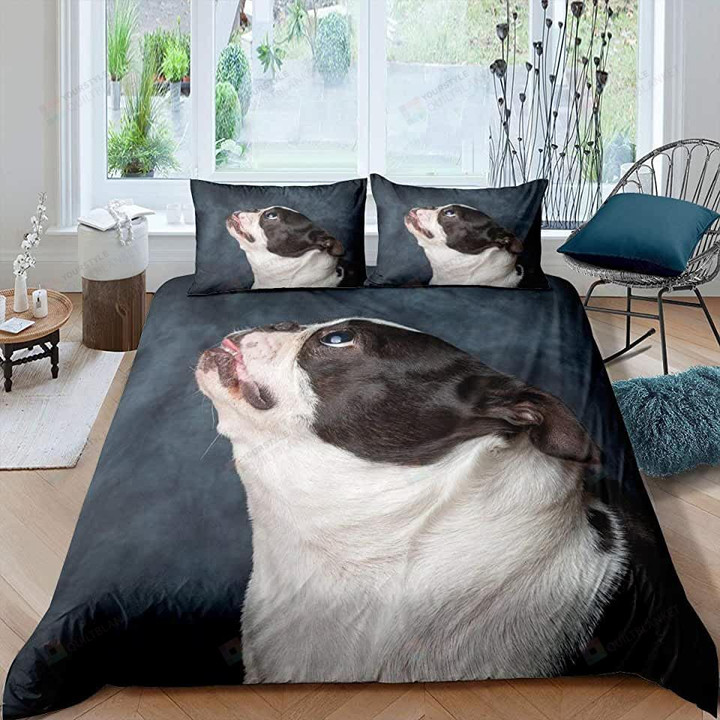 3D Pug Dog Bed Sheets Spread Comforter Duvet Cover Bedding Sets
