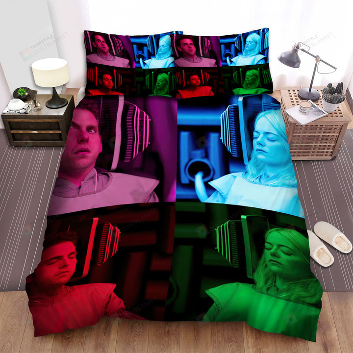 Maniac (2018) Movie Poster Theme Bed Sheets Spread Comforter Duvet Cover Bedding Sets