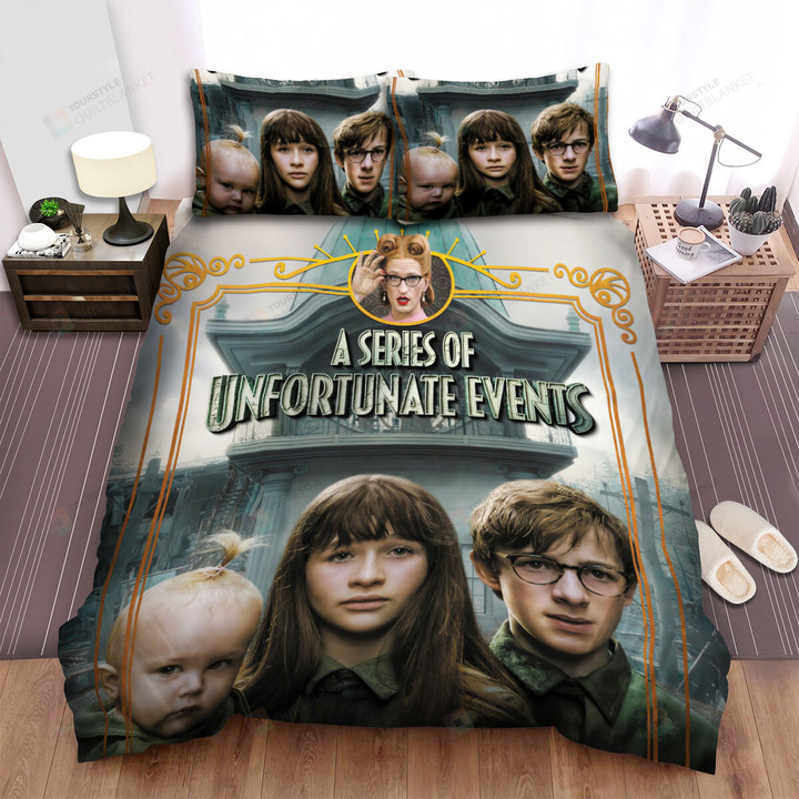 A Series Of Unfortunate Events (2017–2019) Book The Fourth Movie Poster Bed Sheets Spread Comforter Duvet Cover Bedding Sets