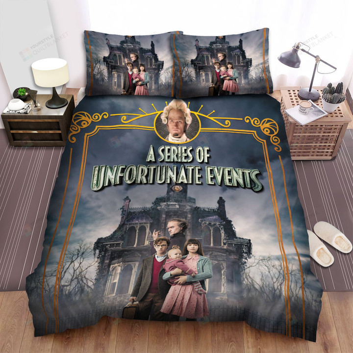 A Series Of Unfortunate Events (2017–2019) Book The First Movie Poster Bed Sheets Spread Comforter Duvet Cover Bedding Sets