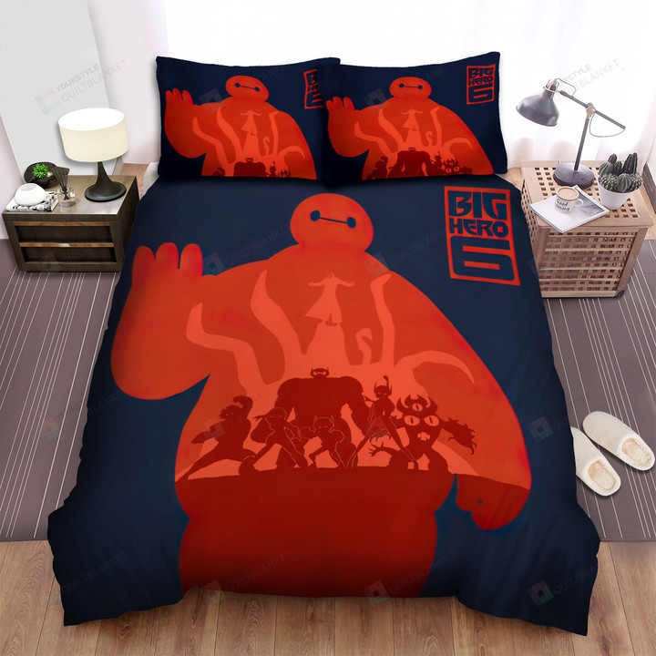 Big Hero 6 (2014) Movie Digital Art 5 Bed Sheets Spread Comforter Duvet Cover Bedding Sets