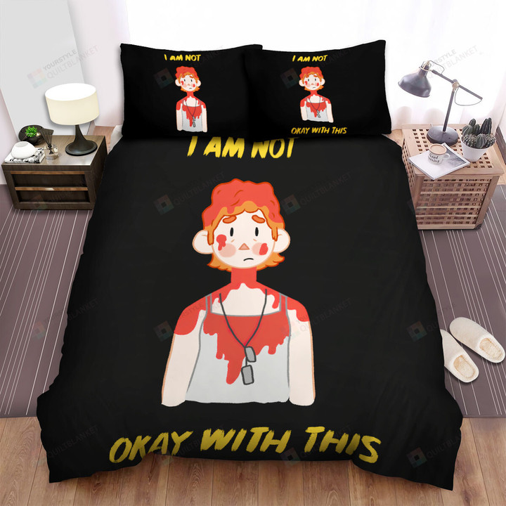 I Am Not Okay With This (2020) Movie Digital Art 5 Bed Sheets Spread Comforter Duvet Cover Bedding Sets