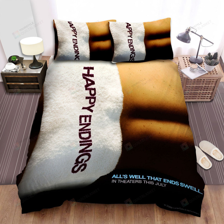 Happy Endings (2011–2020) Poster Movie Poster Bed Sheets Spread Comforter Duvet Cover Bedding Sets Ver 1
