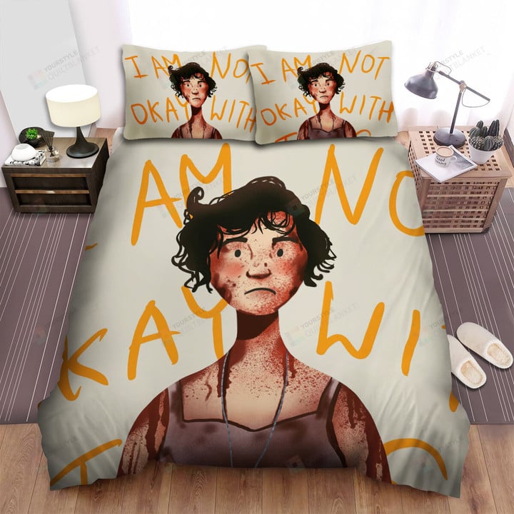 I Am Not Okay With This (2020) Movie Illustration 8 Bed Sheets Spread Comforter Duvet Cover Bedding Sets