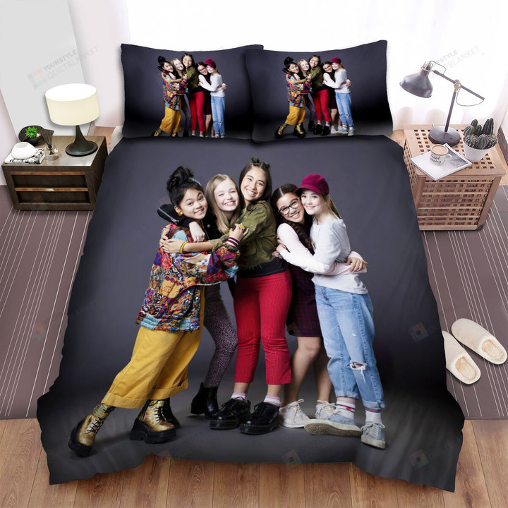 The Baby-Sitters Club (2020) Characters Movie Poster Bed Sheets Spread Comforter Duvet Cover Bedding Sets