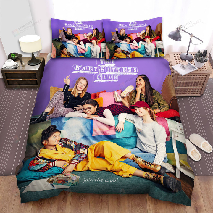 The Baby-Sitters Club (2020) Poster Movie Poster Bed Sheets Spread Comforter Duvet Cover Bedding Sets Ver 2