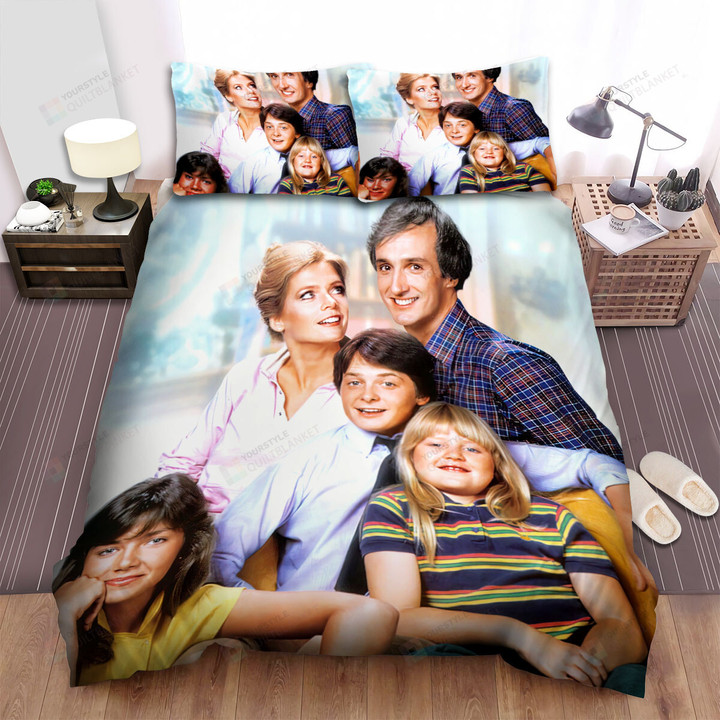 Family Ties (1982–1989) The Complete First Season Movie Poster Bed Sheets Spread Comforter Duvet Cover Bedding Sets