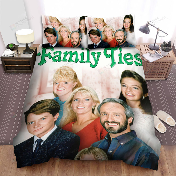 Family Ties (1982–1989) The Fifth Season Movie Poster Bed Sheets Spread Comforter Duvet Cover Bedding Sets