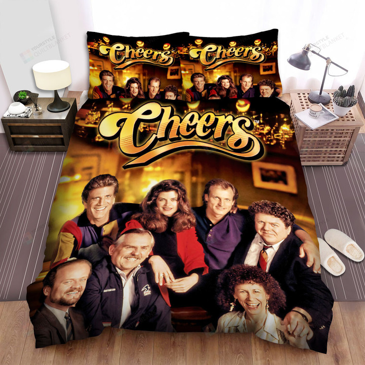 Cheers (1982–1993) Poster Movie Poster Bed Sheets Spread Comforter Duvet Cover Bedding Sets Ver 2
