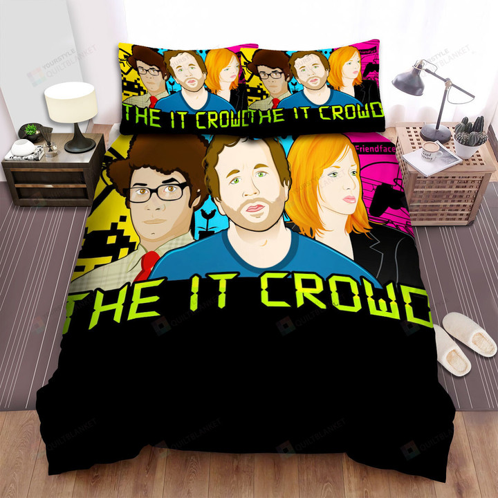 The It Crowd (2006–2013) Wallpaper Movie Poster Bed Sheets Spread Comforter Duvet Cover Bedding Sets