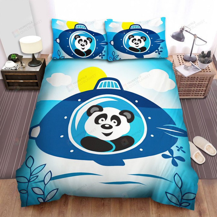 The Wildlife - The Panda In The Submarine Bed Sheets Spread Duvet Cover Bedding Sets