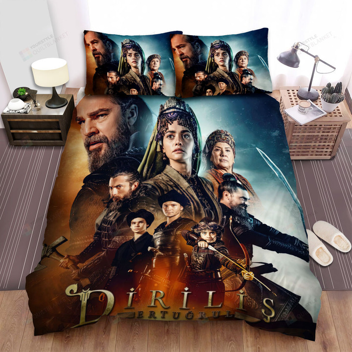 Dirilis: Ertugrul (2014–2019) Gate Movie Poster Bed Sheets Spread Comforter Duvet Cover Bedding Sets