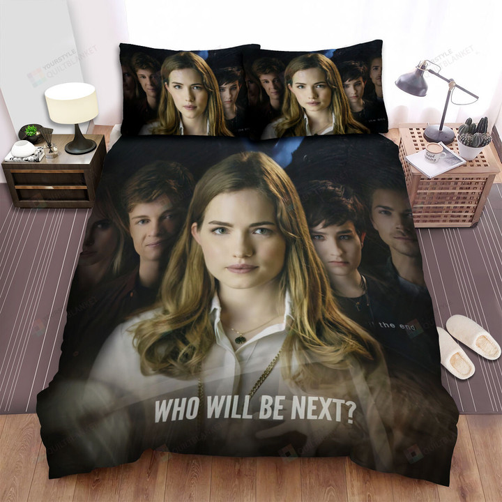 Scream: The Tv Series (2015–2019) Who Will Be Next Movie Poster Bed Sheets Spread Comforter Duvet Cover Bedding Sets