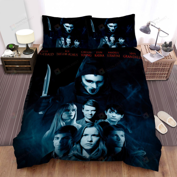 Scream: The Tv Series (2015–2019) Dark Movie Poster Bed Sheets Spread Comforter Duvet Cover Bedding Sets