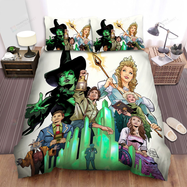 Wicked (Ii) Movie Art 3 Bed Sheets Spread Comforter Duvet Cover Bedding Sets