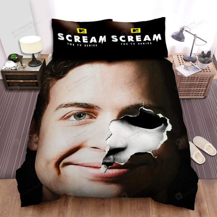 Scream: The Tv Series (2015–2019) Incising Movie Poster Bed Sheets Spread Comforter Duvet Cover Bedding Sets