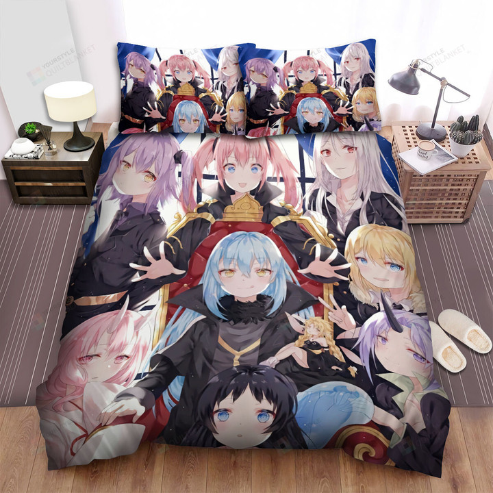 That Time I Got Reincarnated As A Slime (2018) Poster Movie Poster Bed Sheets Spread Comforter Duvet Cover Bedding Sets Ver 4